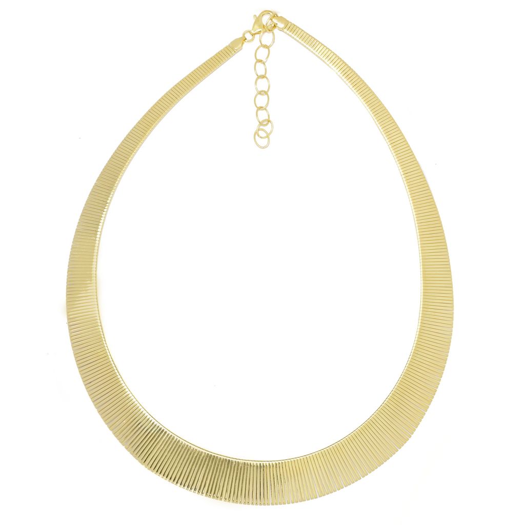 Toscana Italiana 18K Gold Plated Graduated Cleopatra Necklace