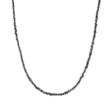 Artisan Silver by Samuel B. Rough Diamond Strand 16"+2" Necklace