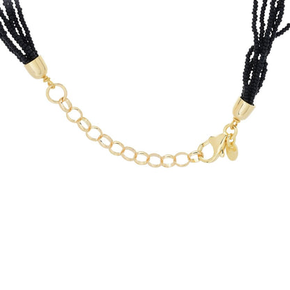 Toscana Italiana 18K Gold Plated Choice of Animal Print Murano Glass Necklace