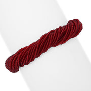 Toscana Italiana Twisted Multi Strand Murano Glass Bead Bracelet