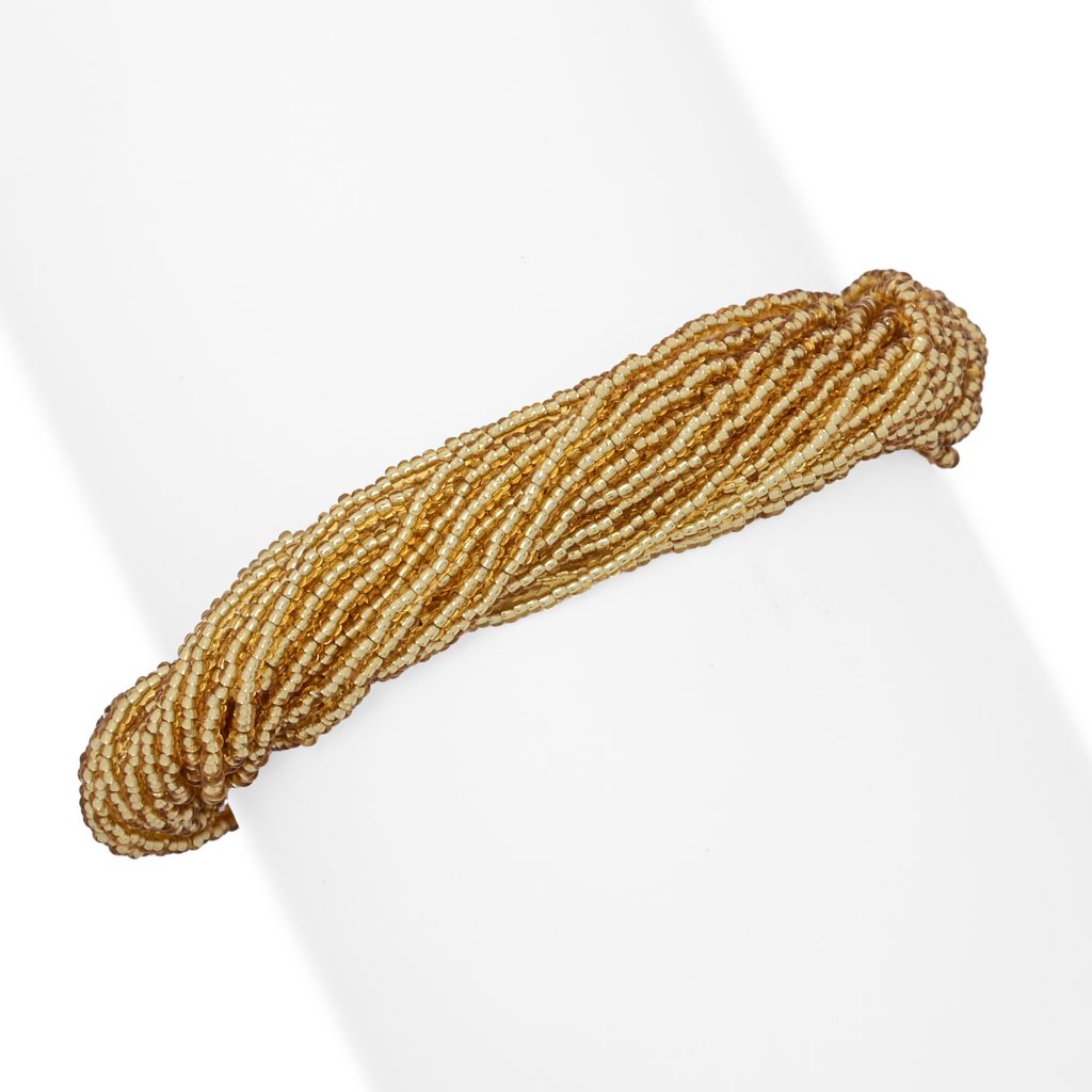 Toscana Italiana Twisted Multi Strand Murano Glass Bead Bracelet