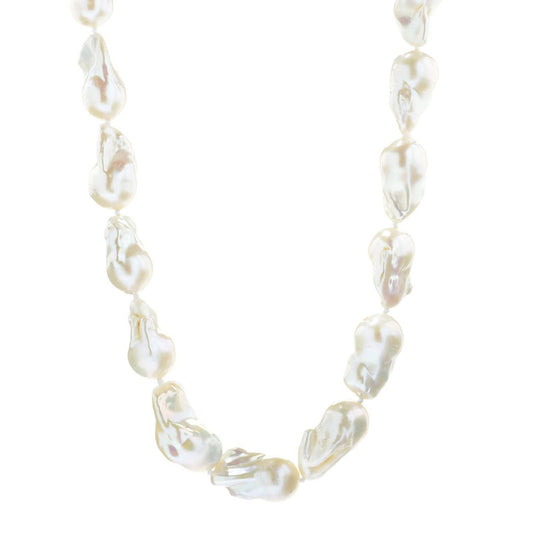 Imperial Pearl Sterling Silver 13-18mm Baroque Freshwater Pearl Strand Necklace