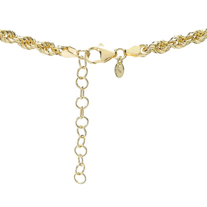 Toscana Italiana 18K Gold Plated Status Rope 18" Necklace