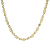 Toscana Italiana 18K Gold Plated Status Rope 18" Necklace