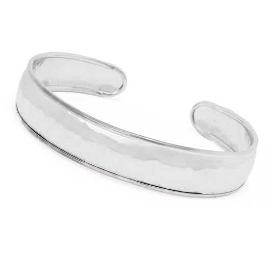 Toscana Italiana Platinum Plated Acqua Bagnata Slip-on Cuff Bracelet