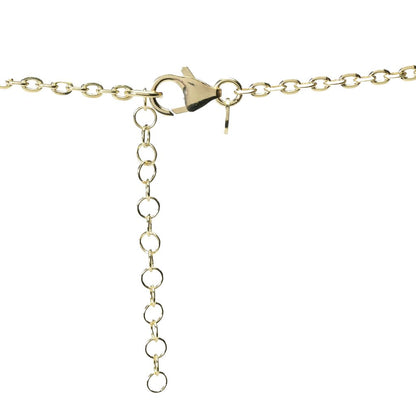 Toscana Italiana 18K Gold Plated Choice of Gem Cabochon Padlock Pendant w/ Chain