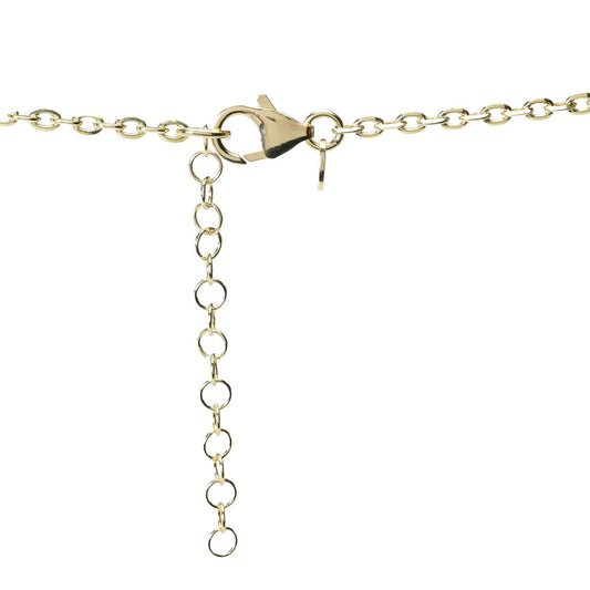 Toscana Italiana 18K Gold Plated Choice of Gem Cabochon Padlock Pendant w/ Chain