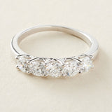 Peace Jewelers 14K Gold Lab-Grown Diamond 5-Stone Ring