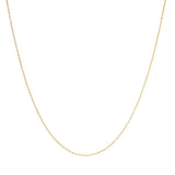 Viale18K Gold French Rope Chain 18" Necklace