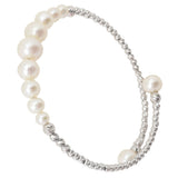 Imperial Pearl Freshwater Cultured Pearl Graduated Bead Cuff Bracelet