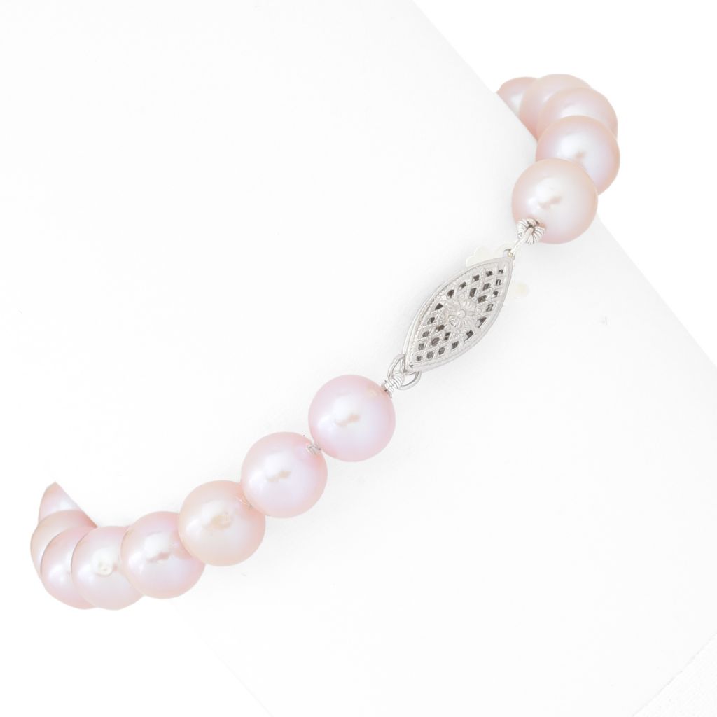 Imperial Pearl Freshwater Cultured Pink Pearl Strand 7.5" Bracelet