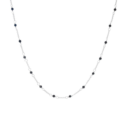 Cameo Italiano "Elements" Black Onyx Station Choice of Length Necklace