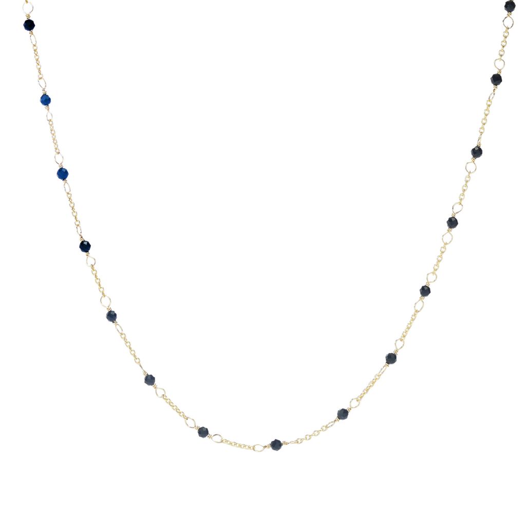 Cameo Italiano "Elements" Black Onyx Station Choice of Length Necklace