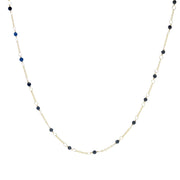 Cameo Italiano "Elements" Black Onyx Station Choice of Length Necklace