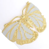 Graziella 23K Gold Plated Choice of Color Enamel Butterfly Cuff Bracelet