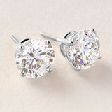 Peace Jewelers 14K Gold Lab-Grown Diamond Stud Earrings