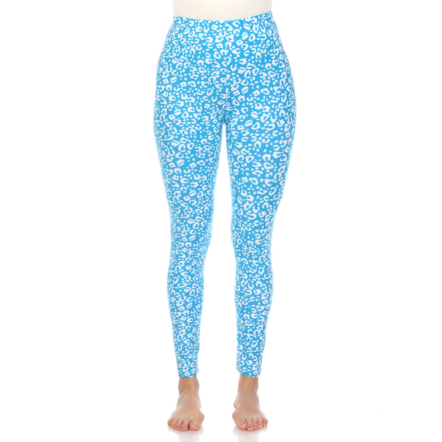 White Mark Women's Cheetah Printed Leggings