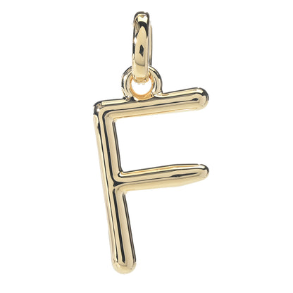 VOGA 18K Gold Electroform Initial Pendant