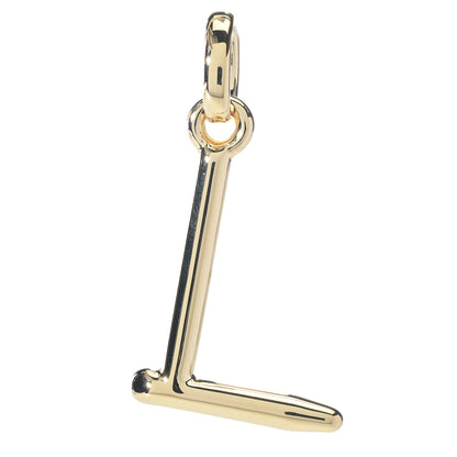 VOGA 18K Gold Electroform Initial Pendant