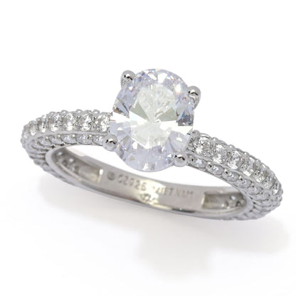 Brilliante Choice of Shape Simulated Diamond Solitaire Ring