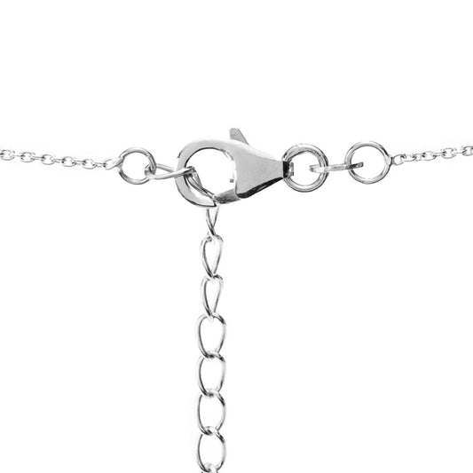 Gem Treasures 4.34ctw White Topaz Chandelier Pendant w/ 18"+2" Chain