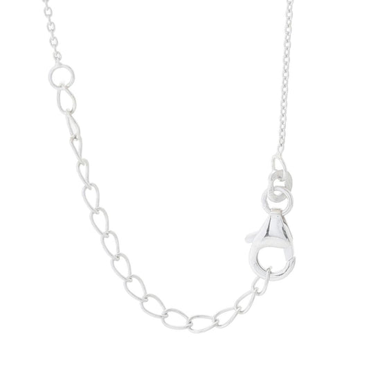 Gem Treasures Sterling Silver 1.70ctw Indicolite Cross Pendant w/ Chain