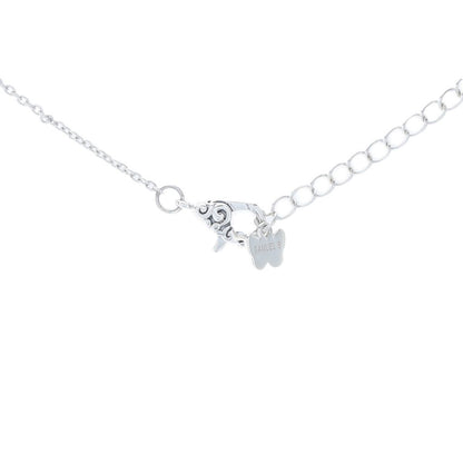 Artisan Silver by Samuel B. 1.18ctw Multi Gemstone Butterfly Necklace