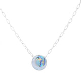 Artisan Silver by Samuel B. Abalone & Mother-of-Pearl Celestial Necklace