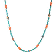Southwest Elements Kingman Turquoise & Spiny Oyster Beaded Necklace