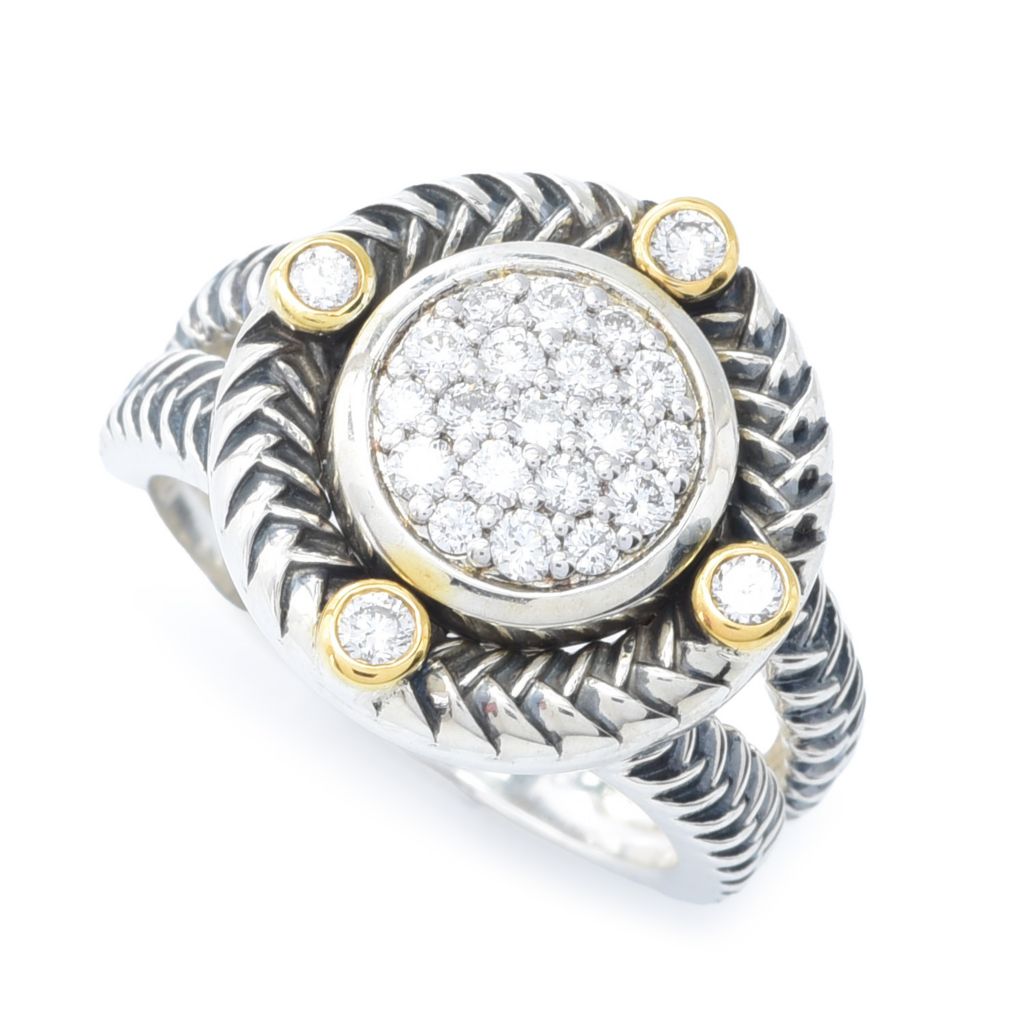 Peace: Diamonds Set in Silver