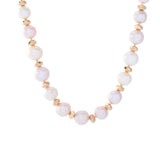 Far East Jewelry 14K Gold Accented Cultured Pearl & Hematite Necklace