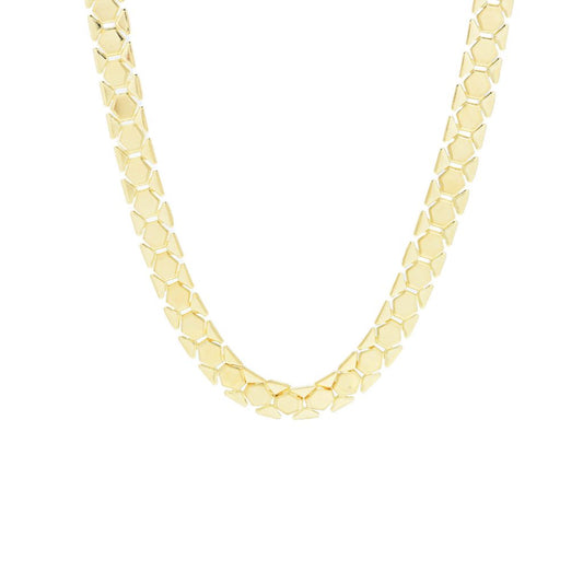 Toscana Italiana 18K Gold Plated Geometric Link Necklace
