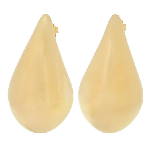 Toscana Italiana 18K Gold Plated Electroform Teardrop Earrings