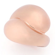 Toscana Italiana Gold or Platinum Plated Electroform Polished Bypass Ring