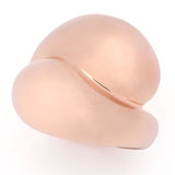 Toscana Italiana Gold or Platinum Plated Electroform Polished Bypass Ring