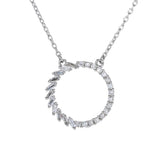 Diamond Treasures 0.30ctw Diamond Eternity Pendant w/ Chain
