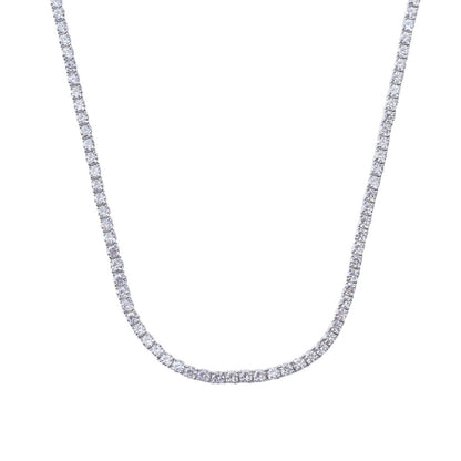 Brilliante Simulated Diamond Choice of Length Tennis Necklace