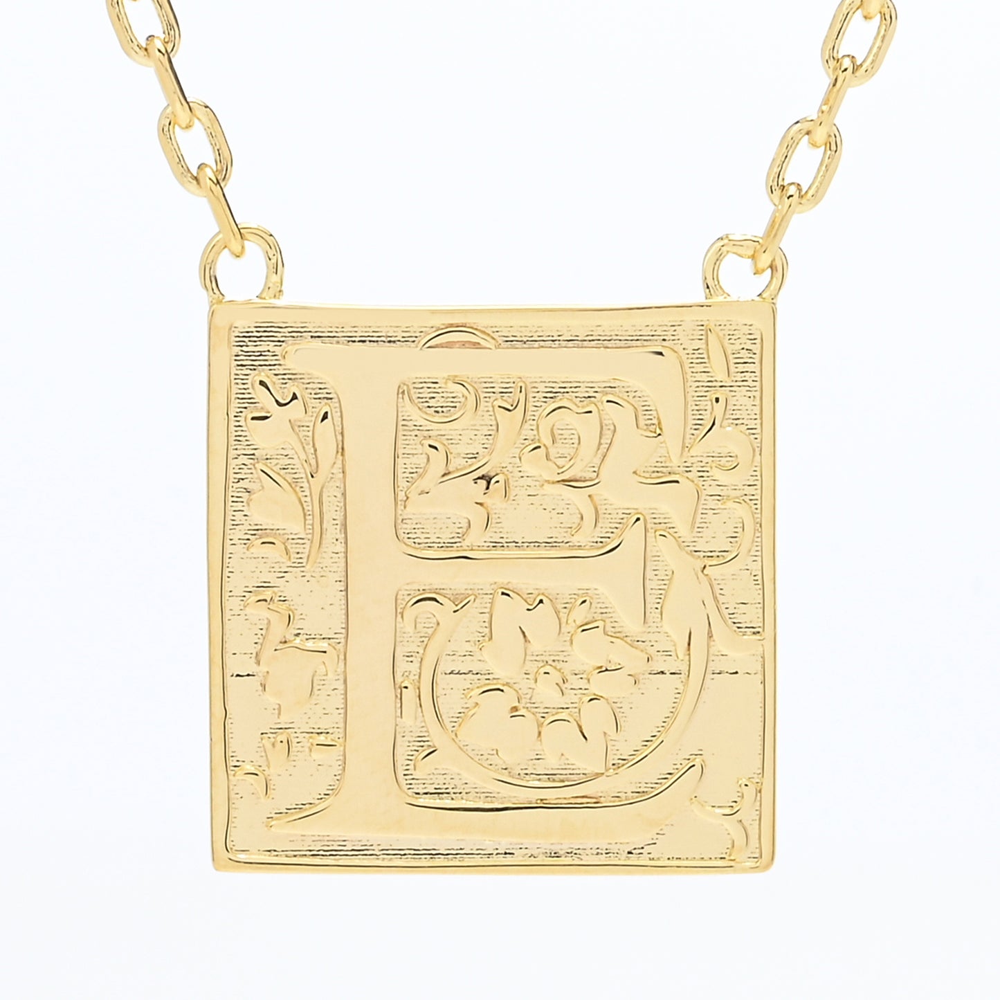 Toscana Italiana 18K Gold Plated Storybook Initial Necklace