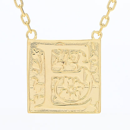 Toscana Italiana 18K Gold Plated Storybook Initial Necklace