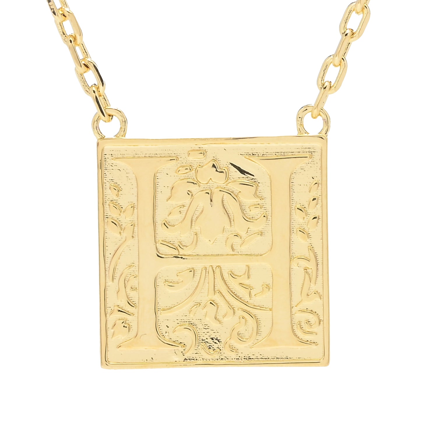 Toscana Italiana 18K Gold Plated Storybook Initial Necklace