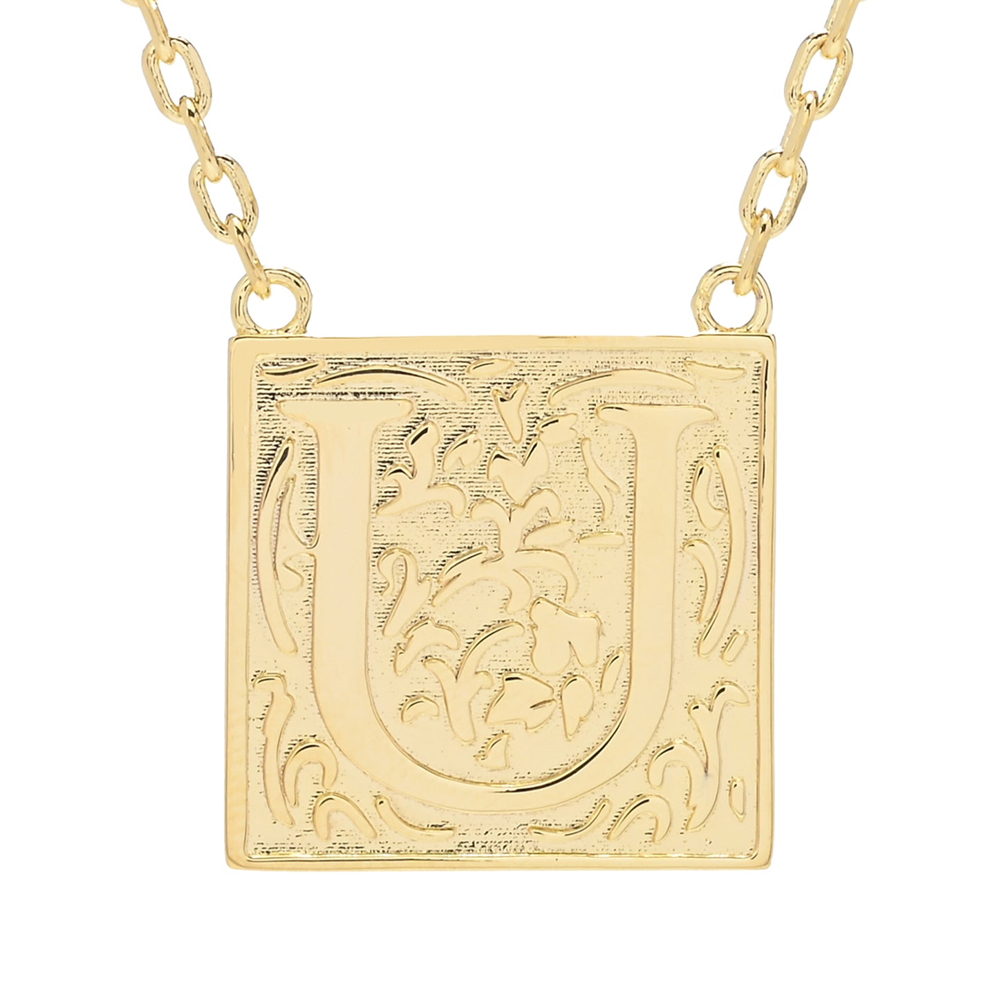 Toscana Italiana 18K Gold Plated Storybook Initial Necklace