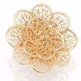 Passport to Turkey Sterling Silver Filigree Flower Ring