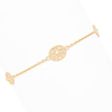 Passport to Turkey Sterling Silver Filigree Station Bracelet