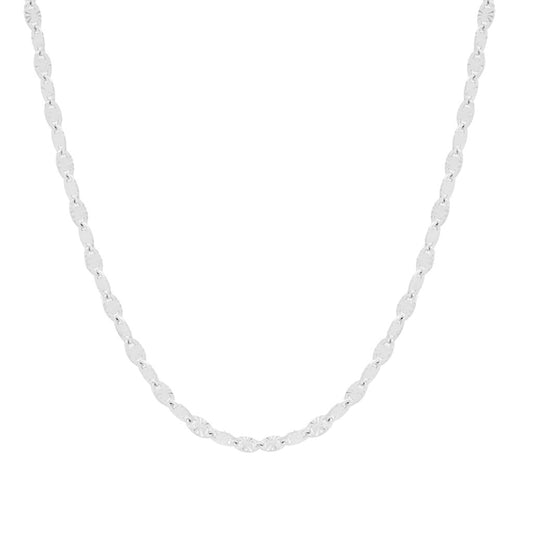 Toscana Italiana Choice of Plating & Length Diamond Cut "Stellata" Link Necklace