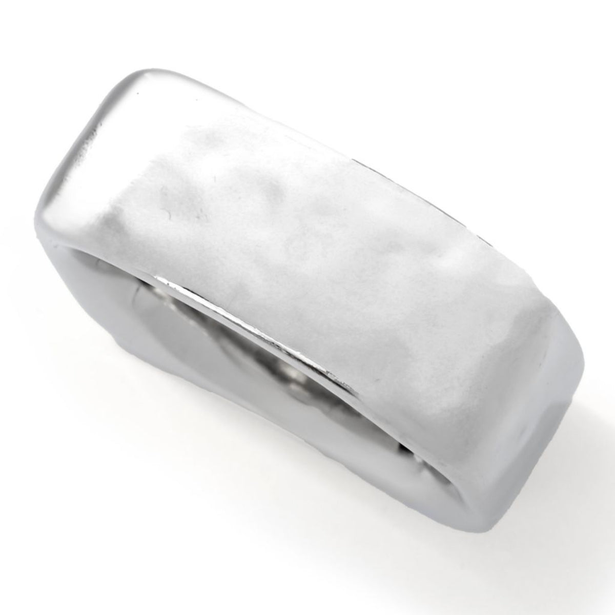 Toscana Italiana 18K Gold Specialty Finish Square Band Ring