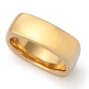 Toscana Italiana 18K Gold Specialty Finish Square Band Ring