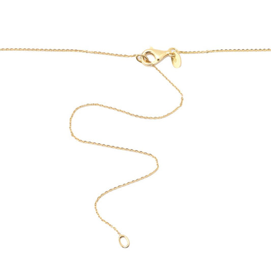 18K Gold Plated Choice of Color 25x13mm Quartz Pendant w/ Chain