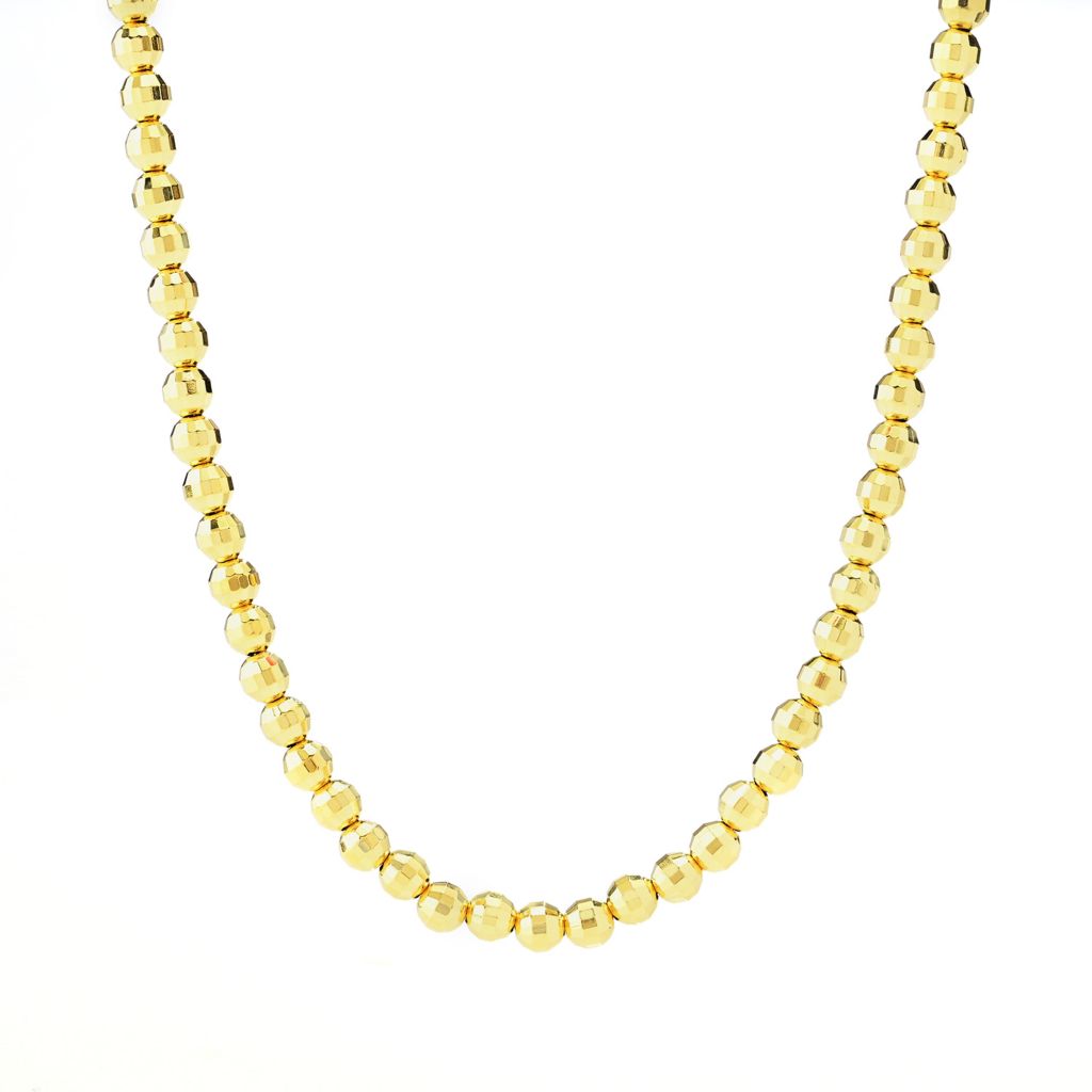 Toscana Italiana 18K Gold Plated Adjustable Beaded Necklace