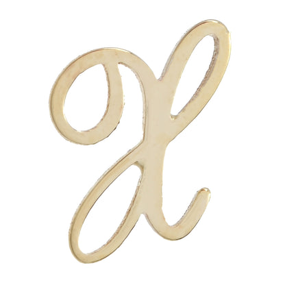 14K Italian Gold Initial Single Stud Earring