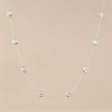 Peace Jewelers 14K Gold Lab-Grown Diamond Station Necklace